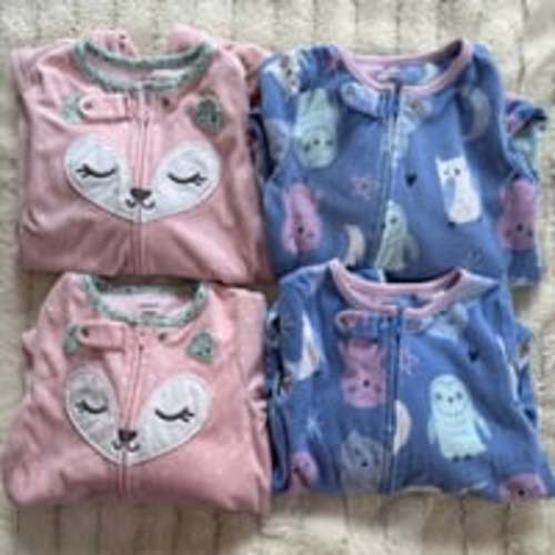 Matching 24m fleece pajamas