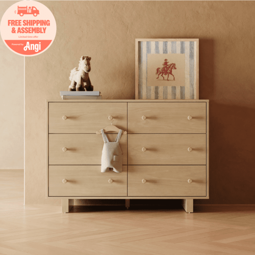 Storkcraft Texas 6 Drawer Dresser, Driftwood