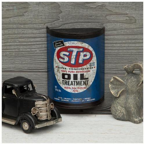 STP Half Oil Can Metal Wall Decor