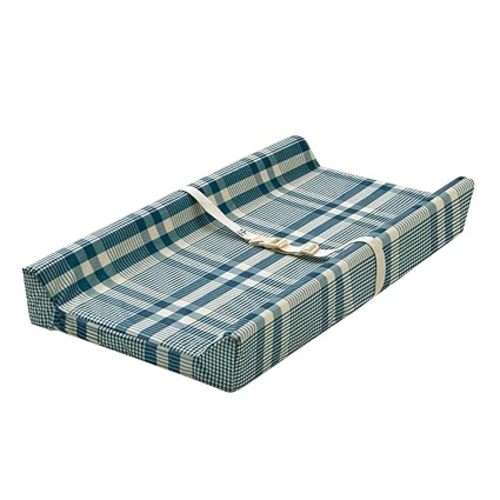 Tiny Twinkle Portable Diaper Changing Pad with Safety Strap,16" x 31" Diaper Changing Mat for Nursery/Dresser/Travel, Waterproof & Soft Infant Changing Station(Gingham)