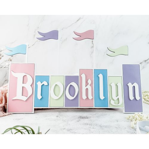 Custom Name Sign, Themepark Sign, Kids Room Decor, Baby Name Sign