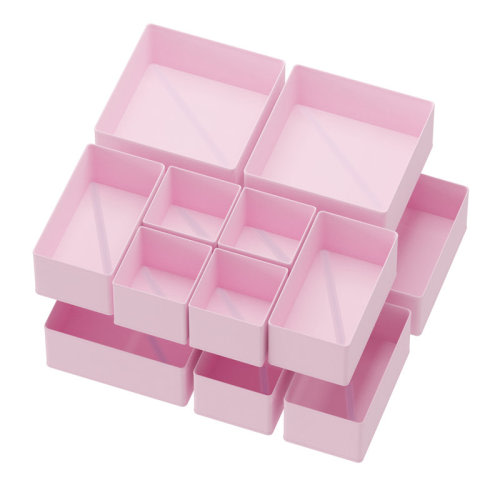 SpaceAid 12-Pack Drawer Organizer Bins for Clothes, Nursery and Closet Storage Dividers for Baby Clothes, Underwear, and Socks & Reviews | Wayfair