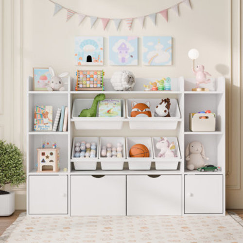 Hokku Designs Kids Toy Storage Organizer W/6 Removable Toy Bins & Reviews | Wayfair
