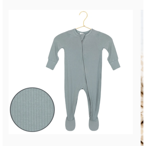 Ford Ribbed Zipper Footies