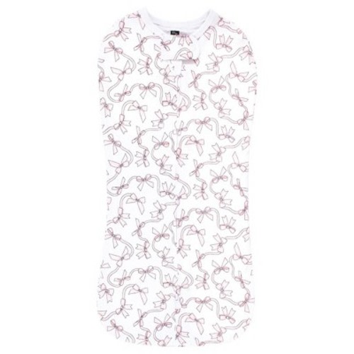 Hudson Baby Infant Girl Sleep Pod, Pink Bows, 0-2 Months