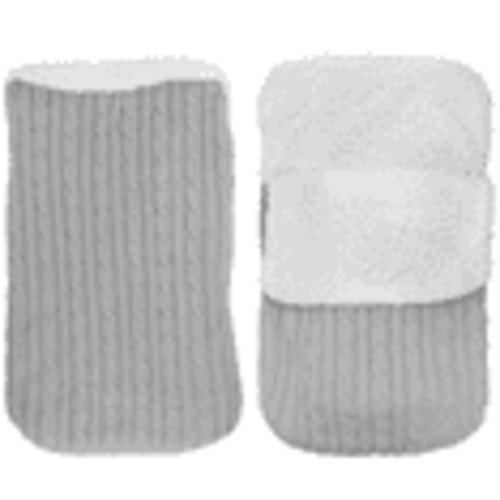 Mygeromon Newborn Swaddle Winter 0-3-6 Month Baby Wrap Blanket Warm Knit Sleeping Bag Fleece for Baby Boys Girls (Grey)