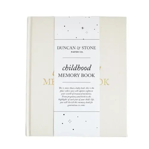 Childhood Memory Book (175 Pages) by Duncan & Stone - Milestone | Black Friday Sale TikTok Shop