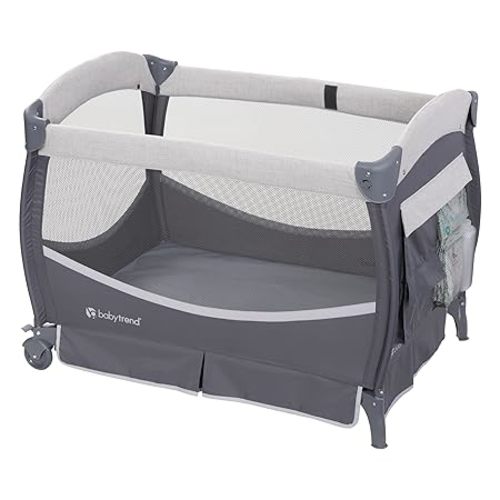 Baby Trend Deluxe II Nursery Center, Misty Grey