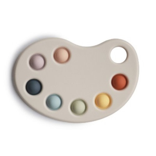 Mushie Paint Palette Press Popper Toy