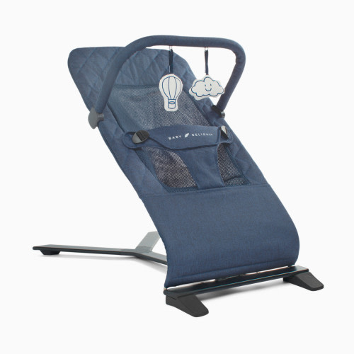Baby Delight Alpine Deluxe Portable Bouncer - Quilted Indigo