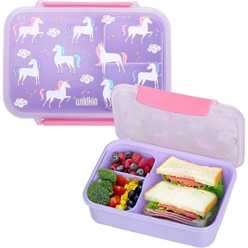 Wildkin Reusable Food Container for Kids – Airtight, Leak Resistant, Dishwasher Safe - Unicorn