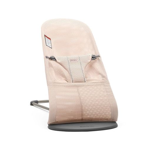 BabyBjörn Bouncer Bliss, Sand Gray, Woven, Classic Quilt | 2-in-1 Adjustable Baby Bouncer Seat and Toddler Chair, Newborn to Toddler (8-29 lbs), 4 Positions, Lightweight & Portable