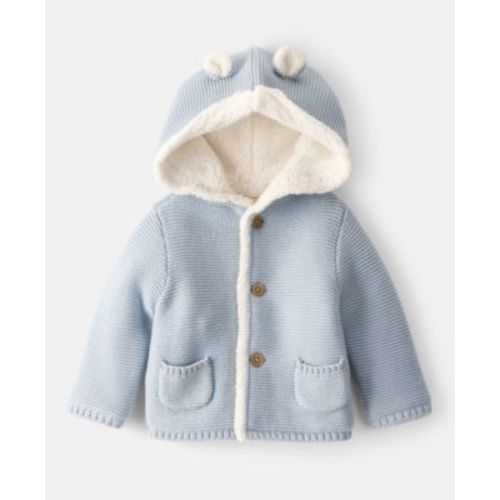Baby Boys' or Baby Girls' Sherpa-Lined Cardigan