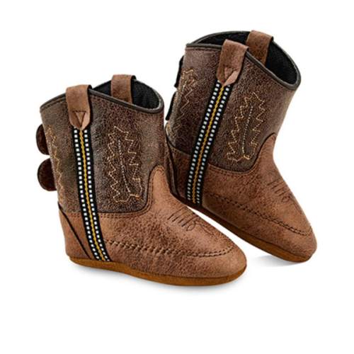 Old West Infant Boys' Poppet Boots - Round Toe
