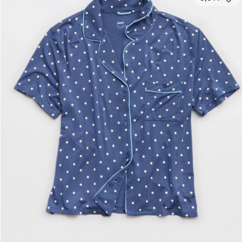 Aerie Real Soft® Short Sleeve Pajama Shirt