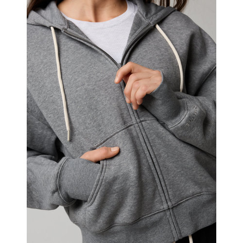 OFFLINE By Aerie Cloud Fleece Classic Full Zip Sweatshirt