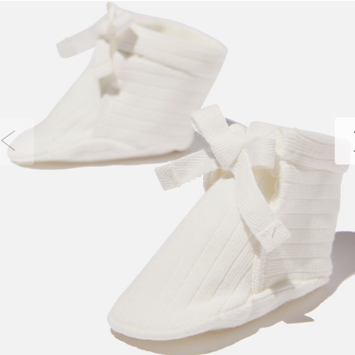 Organic Newborn Booties