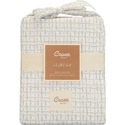Cotton Sateen Fitted Crib Sheet