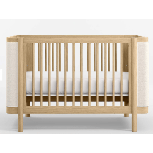 Redondo Upholstered Wood Convertible Crib