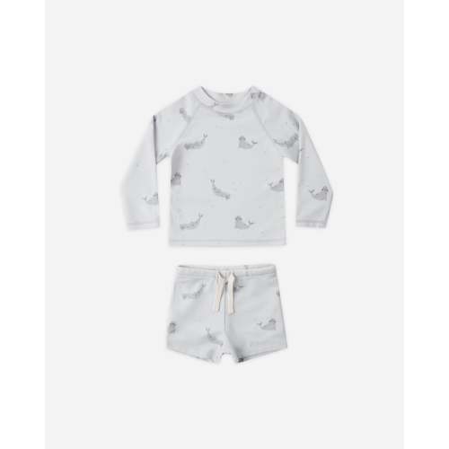 Boys Rashguard Set Seals, 6-12M