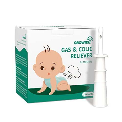 GROWNSY Gas and Colic Reliever for Babies, 24pcs Natural Baby Colic and Gas Relief, Colic Relief for Newborns, Infant Gas Colic Relievers