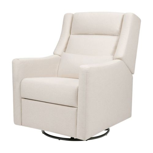 Babyletto Kiwi Plus Power Glider Recliner with Power Headrest - Performance Cream Eco-Weave