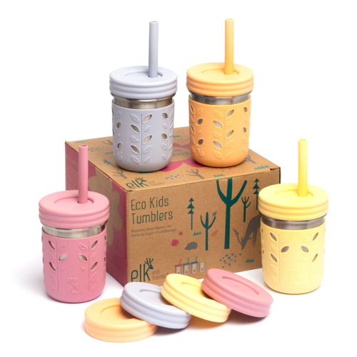 Stainless Steel 10oz Drinking Tumblers + Food Storage