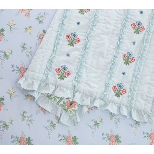 Hill House Home Block Stripe Floral Baby Bedding Set
