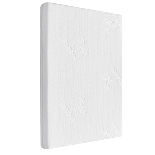 41x29 pack n play mattress for 4moms: 1.5" Thick Bamboo Cover,Gel Memory Foam pack and play mattress pad for 4moms Breeze Plus Portable & 4moms Breeze GO Portable &Travel playpen - All-Season Design