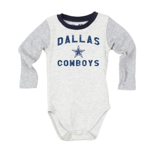 Dallas Cowboys Wes & Willy Infant Jie Jie Hopper Set - Gray