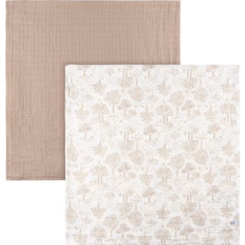 Muslin Swaddle Tan Blankets 2-Pack