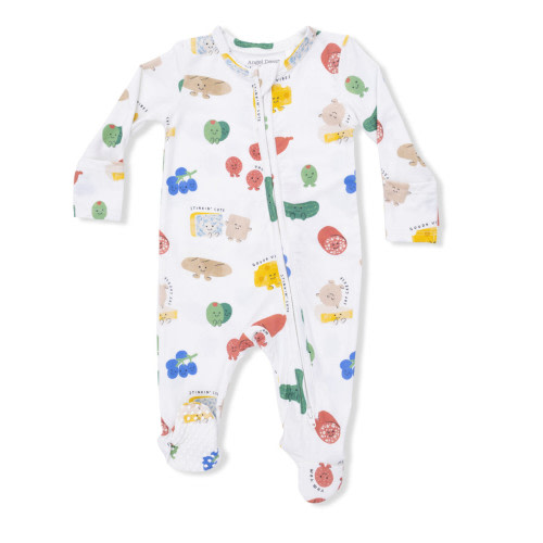Charcuterie Cuties - 2 Way Zipper Footie - Terra Verde Boutique