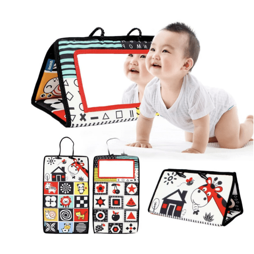 Baby Mirror Toy | Tummy Time Mirror | Montessori Toys – Montessori Toys