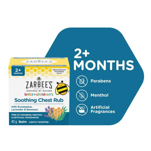 Zarbee’s Baby + Children Soothing Chest Rub, Castor Oil, Lavender, Eucalyptus and Shea Butter, Beeswax Balm, 42 g - Walmart.ca