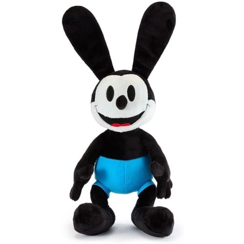 Disney Store Official Oswald The Lucky Rabbit Medium Soft Toy for Kids, Cuddly Character with Fuzzy Texture and Embroidered Details, Stiff Rabbit Ears, Disney Plushy Suitable for All Ages