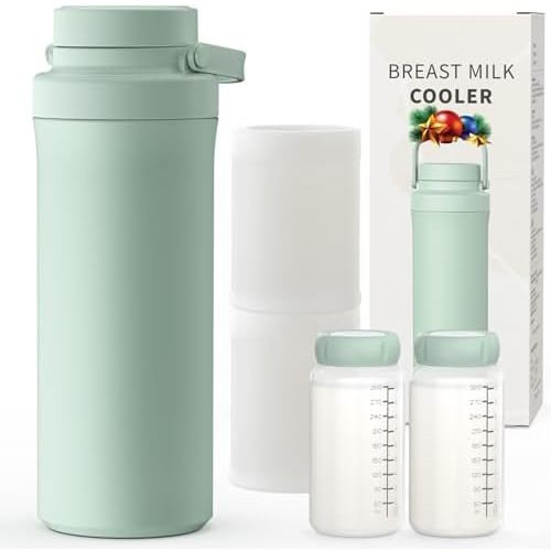 Xaproo 22oz Breast Milk Cooler Bottle, 24H Ice-Free Cooling