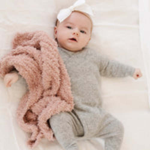 Cameo Ribbed Bamboni® Mini Blankets | Saranoni