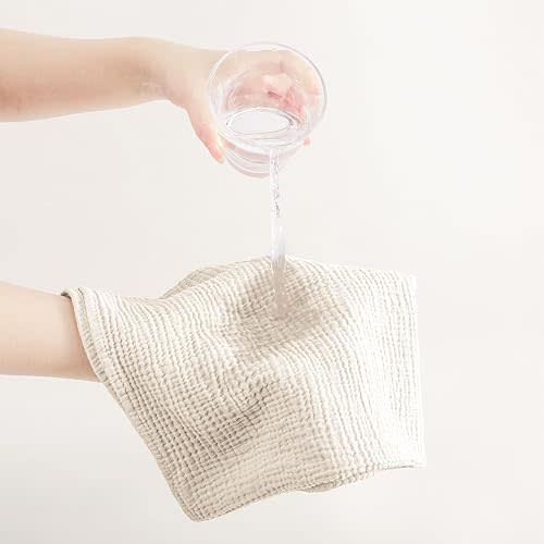 Susurration Muslin Burp Cloths 24x24 Inches Ultra Soft 100% Cotton