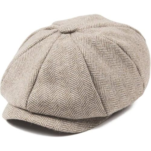 Boys Vintage Newsboy Cap Tweed Flat Beret Cabbie Hat for Kids Toddler Pageboy