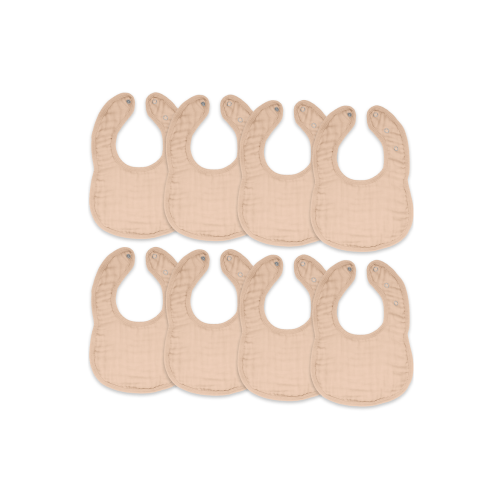 Muslin Bibs - Pack of 8