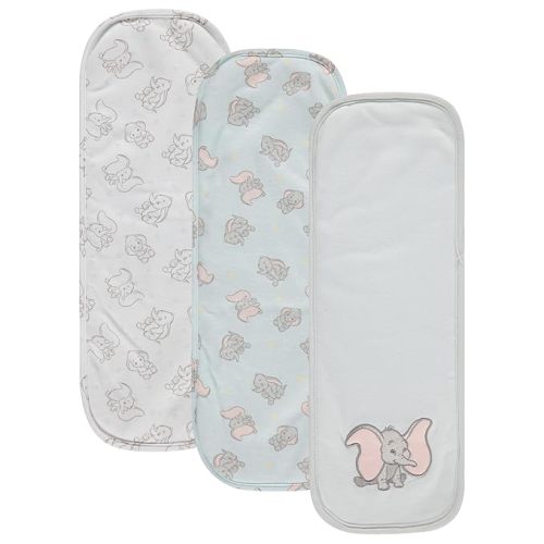 Disney Baby Burp Cloths 3 Pack – 100% Cotton – Mickey Mouse, Minnie Mouse, Winnie The Pooh, Dumbo – Soft & Absorbent Newborn Essentials for Boys & Girls