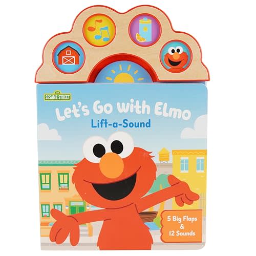 Let's Go With Elmo: A First Lift-a-Flap Sound Book for Babies and Toddlers