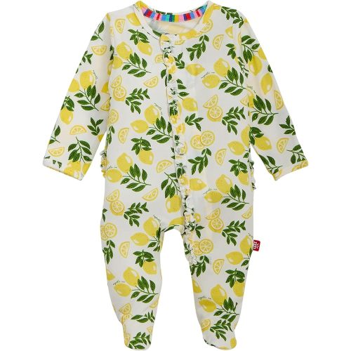 Girls Modal Magnetic Baby Footie Pajamas | Silky Soft Modal Fabric, Simply the Zest, Newborn