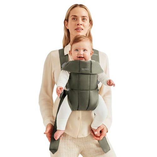 BabyBjörn Baby Carrier Mini, Woven, Dark Green