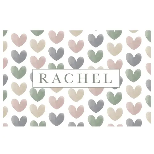 Soft Hearts x Rachel Awtrey Placemat PREORDER — Meadows Made