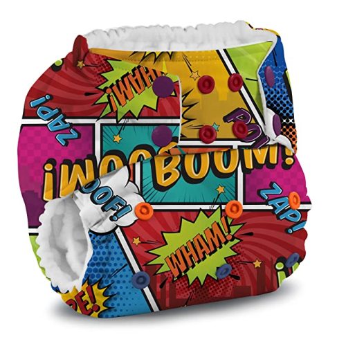 Kanga Care Rumparooz Reusable One Size Cloth Pocket Diaper (6-40+ lbs) - BAM - Bam