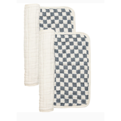 Cloud Muslin™ Burp Cloth 2 Pack - Miles/Cream