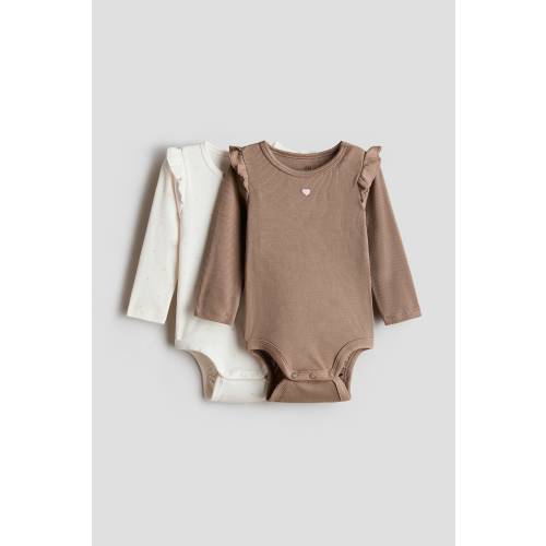 2-PACK COTTON BODYSUITS