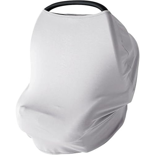 PurComfy 4-in-1 Baby Car Seat Cover, Supersoft Bamboo Viscose Nursing Cover