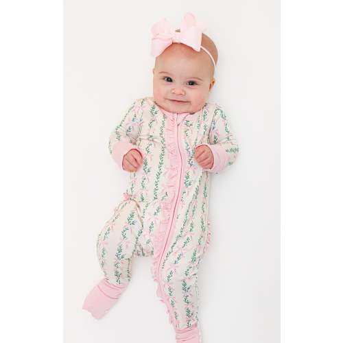 Arabella Convertible Zip Romper | Bamboo Pajamas – Elle & Mily